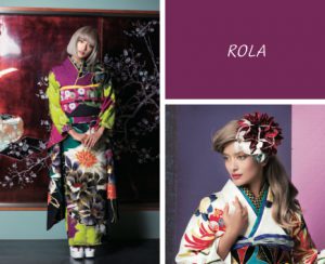 ROLA着用振袖